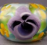 violet pansy lampwork bead tutorial mary lockwood